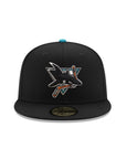 San Jose Sharks Black 15th Anniversary SP NHL 59Fifty Fitted