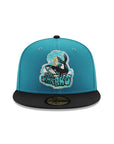 San Jose Sharks Aqua Black 2 Tone 30th Anniversary SP NHL 59Fifty Fitted