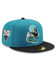 San Jose Sharks Aqua Black 2 Tone 30th Anniversary SP NHL 59Fifty Fitted