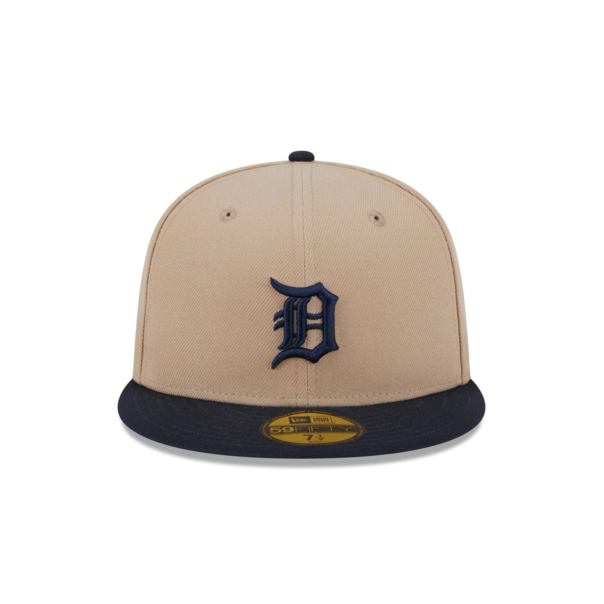 Detroit Tigers Camel Navy 2 Tone 59Fifty Fitted