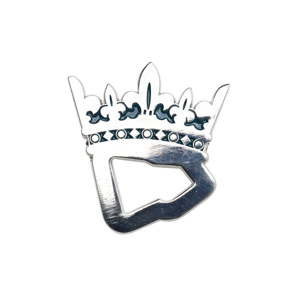 CrownMinded New Era Flag Outline Silver Crown Pin