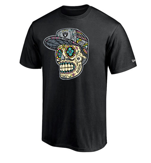 New Era Las Vegas Raiders Black Skull Tee