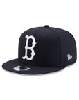 Boston Red Sox Navy on White Logo Grand MLB 9Fifty Snapback