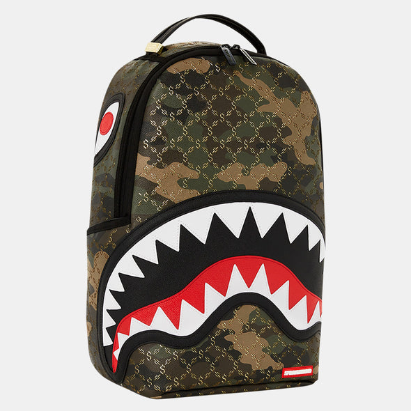 SprayGround $ Pattern Over Camo DLXSV Backpack