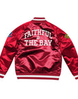 Mitchell & Ness San Francisco 49ers Red Faithful To The Bay Heavyweight Satin Jacket