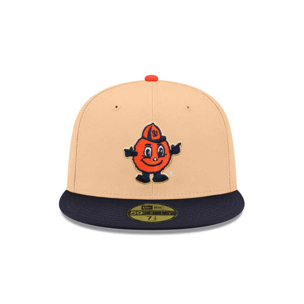 Syracuse Orange Candied Pecan Navy 2 Tone 2003 NCAA Final Four SP 59Fifty Fitted