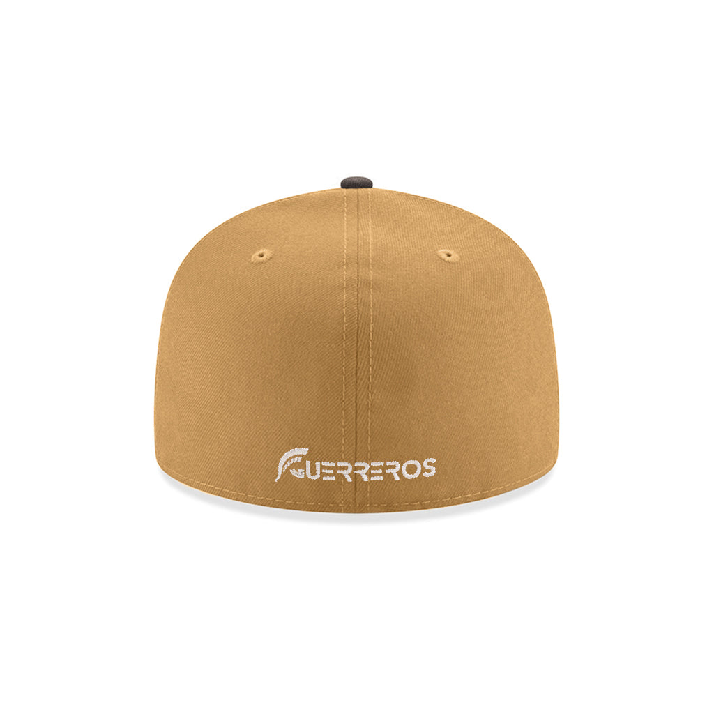 Guerreros De Oaxaca Club De Beisbol Bronze Gray 2 Tone Mexico Flag SP 59Fifty Fitted