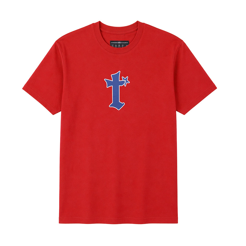Texas Lone Star Monogram Tee – Red