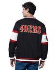 Starter San Francisco 49ers Pullover V-Neck Lightweight Jacket