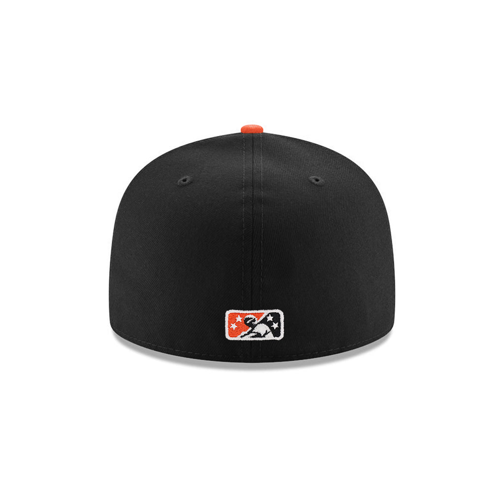 Lakeland Tigers Black Orange MiLB 59Fifty Fitted