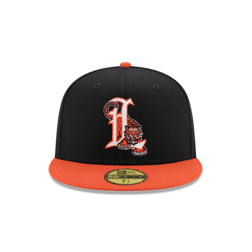 Lakeland Tigers Black Orange MiLB 59Fifty Fitted