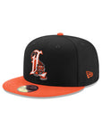 Lakeland Tigers Black Orange MiLB 59Fifty Fitted