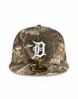 Detroit Tigers Real Tree On White 59Fifty Fitted