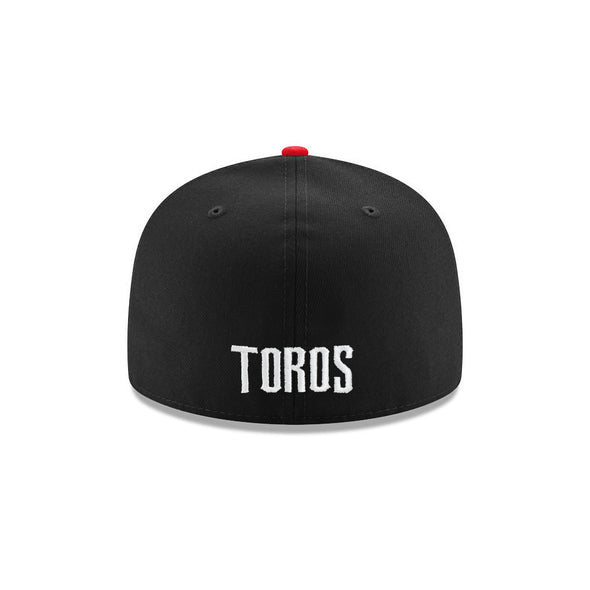 Toros De Tijuana Club De Beisbol Black Red 2 Tone Since 2004 SP 59Fifty Fitted