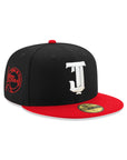 Toros De Tijuana Club De Beisbol Black Red 2 Tone Since 2004 SP 59Fifty Fitted