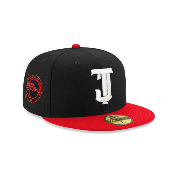 Toros De Tijuana Club De Beisbol Black Red 2 Tone Since 2004 SP 59Fifty Fitted