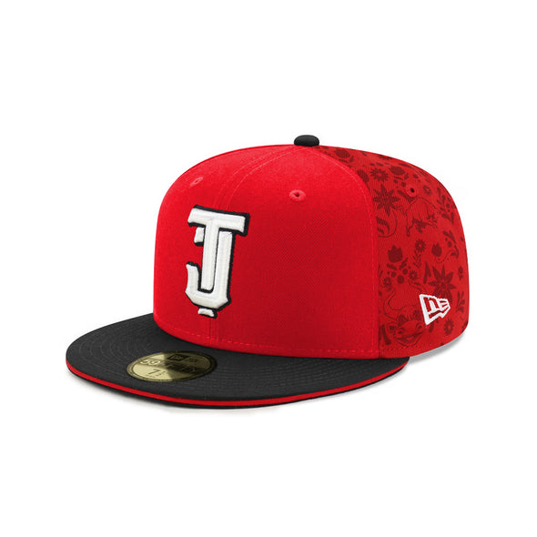 Toros De Tijuana Club De Beisbol Red Black 2 Tone Alternate 59Fifty Fitted