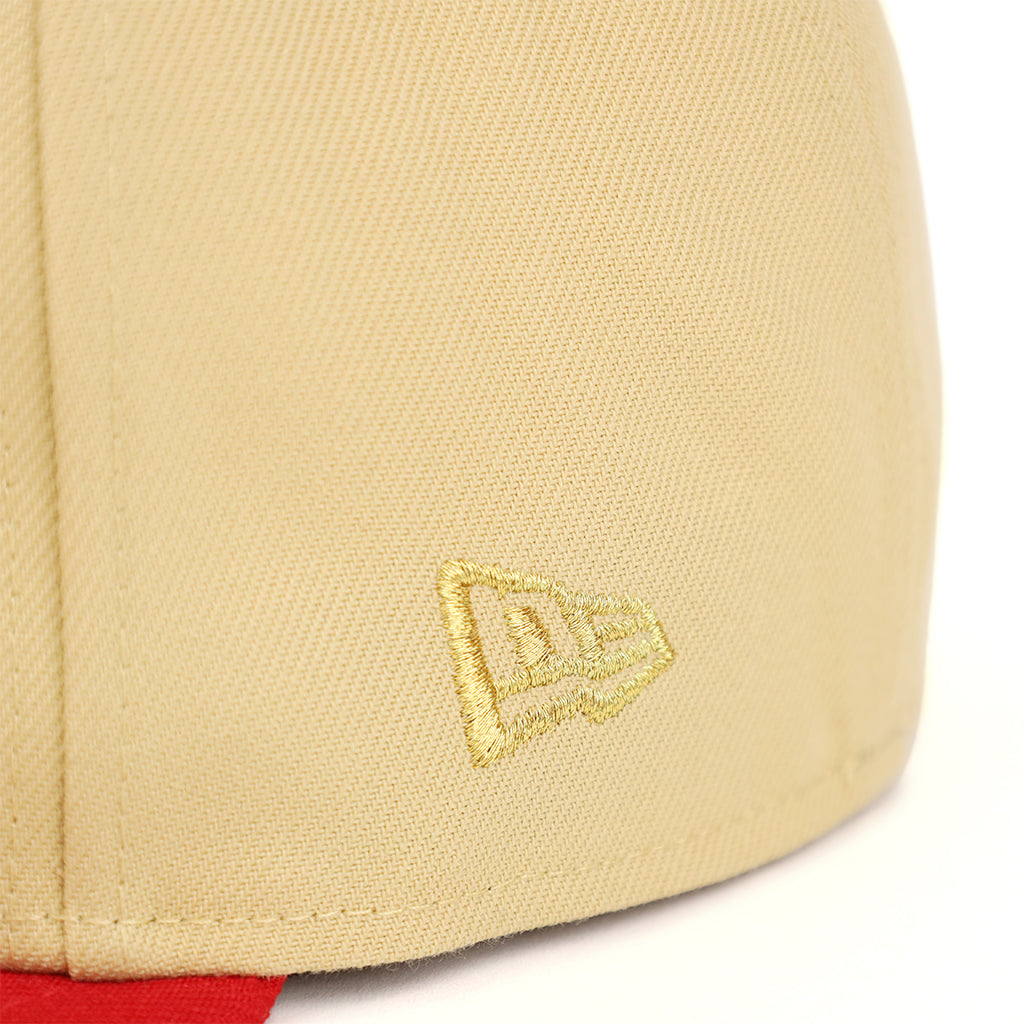 Toros De Tijuana Club De Beisbol Vegas Gold Red 2Tone 2021 Champions SP 59Fifty Fitted