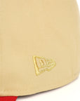 Toros De Tijuana Club De Beisbol Vegas Gold Red 2Tone 2021 Champions SP 59Fifty Fitted