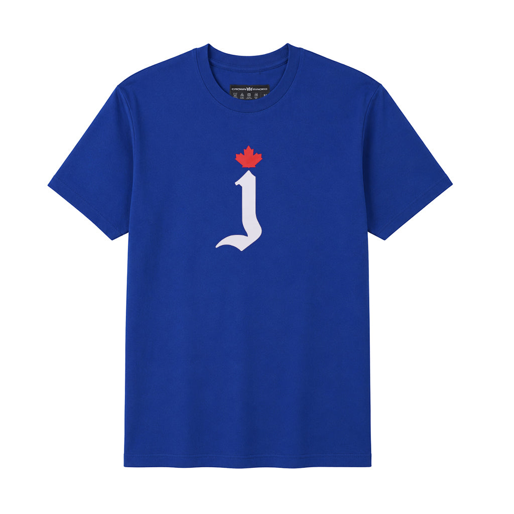 CrownMinded X Maple Jay The Standard Graphic Tee – Royal Blue