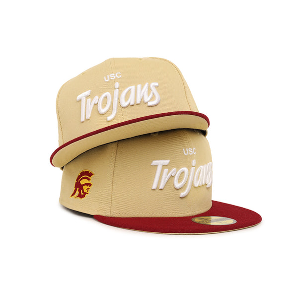 University Of Southern California USC Trojans Vegas Gold Cardinal 2 Tone Alternate Logo SP 59Fifty Fitted