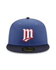 Minnesota Twins Indigo Navy 2 Tone 60th Anniversary SP 59Fifty Fitted