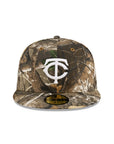Minnesota Twins Real Tree On White 59Fifty Fitted