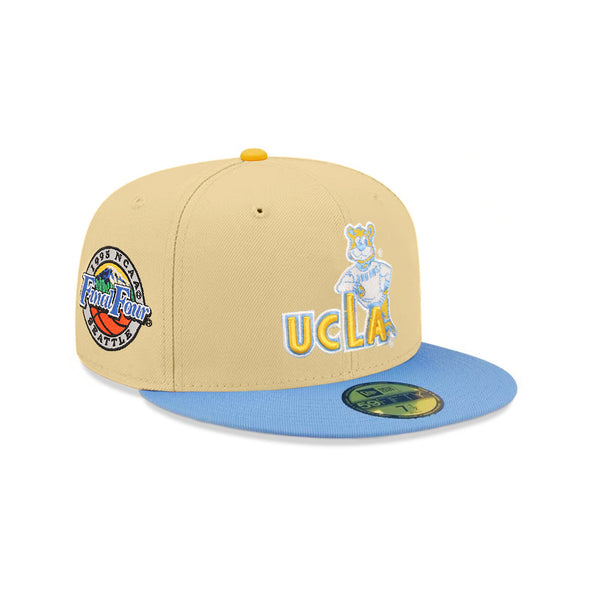 University of California Los Angeles UCLA Bruins Mascot Vegas Gold Blue 2 Tone 1995 NCAA Final Four SP 59Fifty Fitted