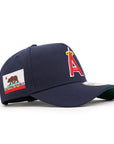 California Angels Navy California State Flag SP 9Forty A-Frame Snapback