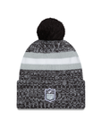 Las Vegas Raiders New Era 2023 NFL Sideline Sport Official Pom Knit Beanie