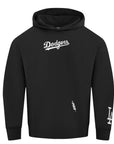 Pro Standard Los Angeles Dodgers Wingspan Drop Shoulder Black Blue Hoody