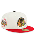 Chicago Blackhawks Chrome Scarlet Red 2 Tone Chicago Stadium SP NHL 59Fifty Fitted