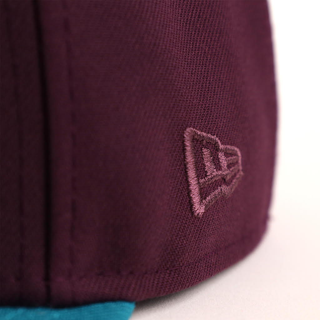 Anaheim Ducks Plum Teal 2 Tone 10th Anniversary SP NHL 59Fifty Fitted