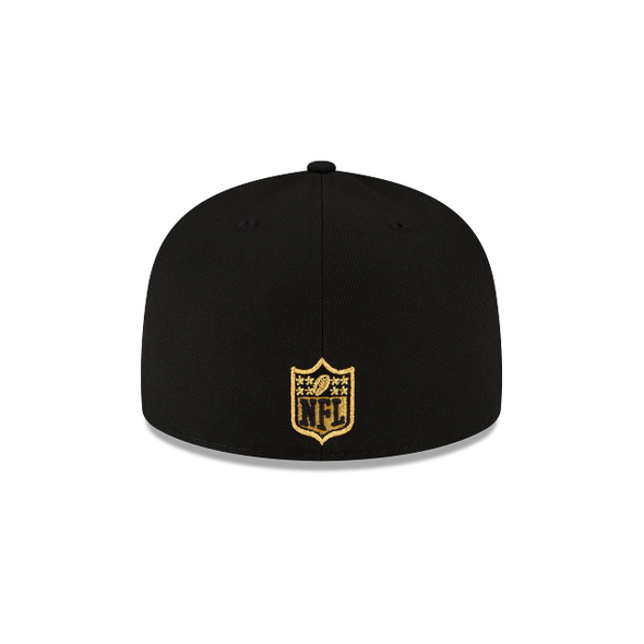 Los Angeles Rams Black on Gold NFL 59Fifty Fitted