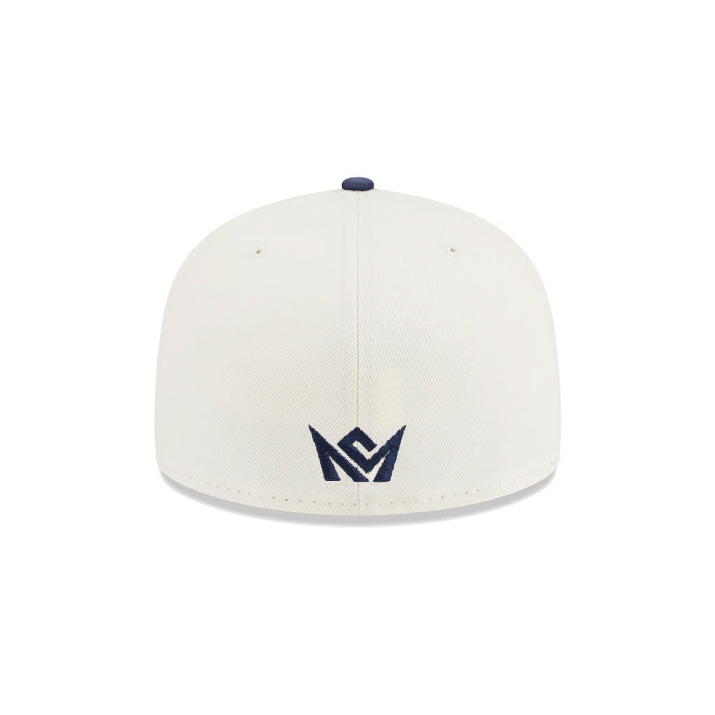 CrownMinded X Los Angeles The Standard LA Monogram Chrome Oceanside Blue 59Fifty Fitted
