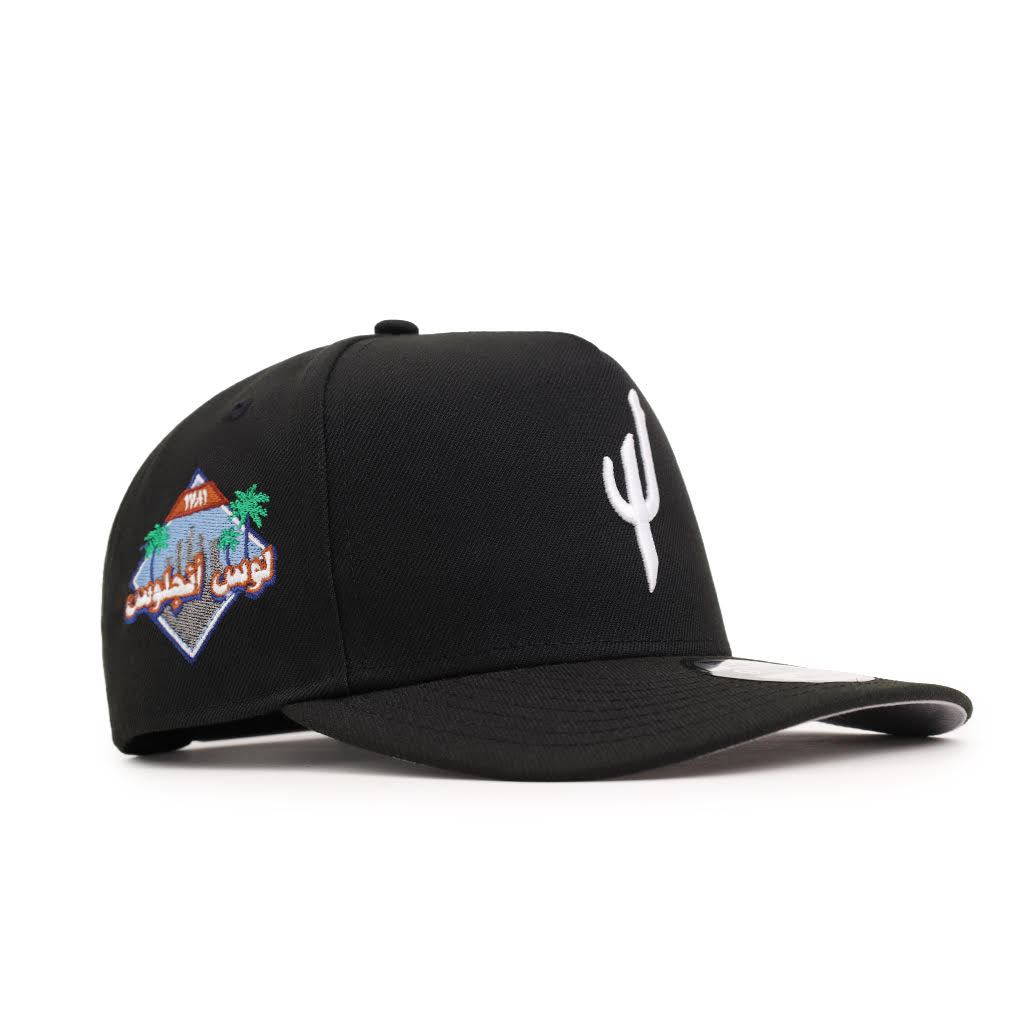 CrownMinded X LA Arabic Los Angeles Est. 1781 SP Black 9Fifty A-Frame Snapback