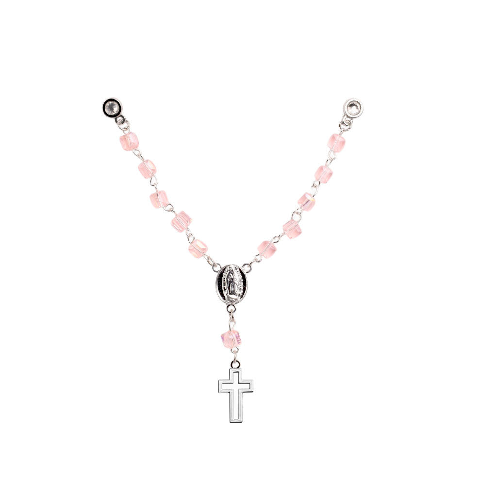 CrownMinded Rosary Virgin Mary Virgen De Guadalupe Cap Chain Pin