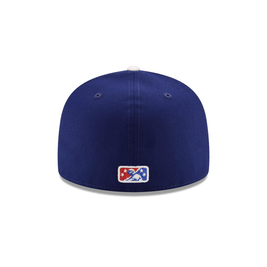 Great Lake Loons Wordmark MiLB Swinging Loon SP Royal 59Fifty Fitted