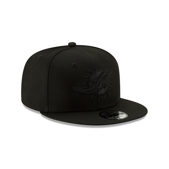 Miami Dolphins Black On Black NFL 9Fifty Snapback