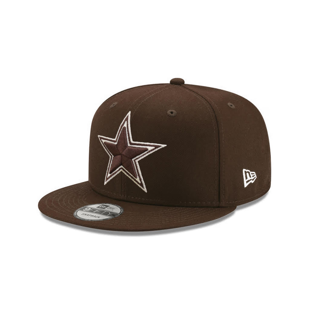 Dallas Cowboys Burnt Wood On White Color Pack 9Fifty Snapback