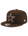 Dallas Cowboys Burnt Wood On White Color Pack 9Fifty Snapback