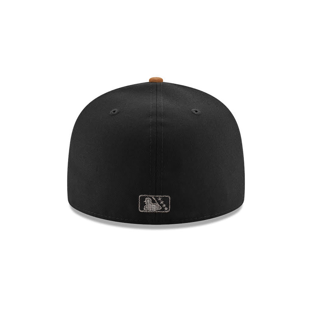 Gwinnett Braves Black Peanut 2 Tone MiLB International League SP 59Fifty Fitted