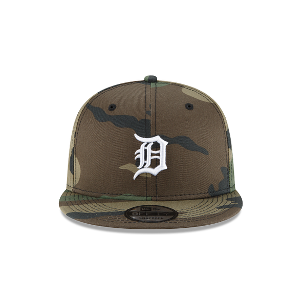 Detroit Tigers Woodland Camo 9Fifty Snapback