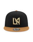 Los Angeles Football Club LAFC MLS Black Bronze 2 Tone Street Badge SP 9Fifty Snapback