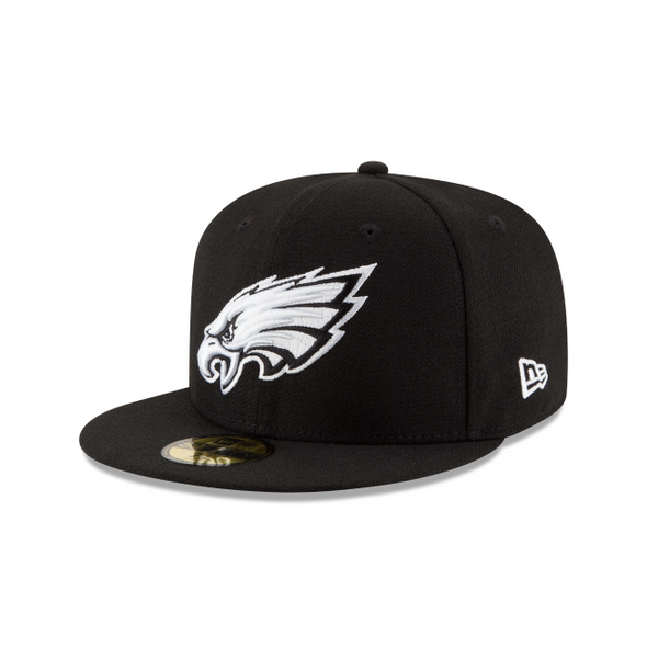 Philadelphia Eagles Black On White 59Fifty Fitted