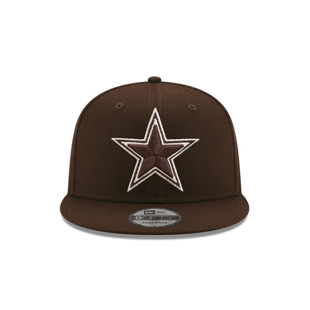 Dallas Cowboys Burnt Wood On White Color Pack 9Fifty Snapback
