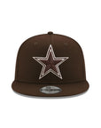 Dallas Cowboys Burnt Wood On White Color Pack 9Fifty Snapback