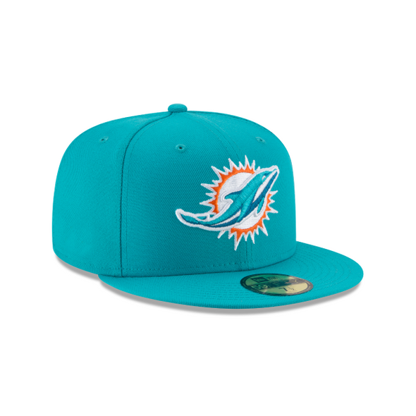 Miami Dolphins Teal Breeze 59Fifty Fitted Hat