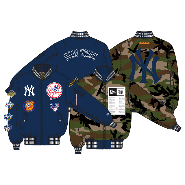 New Era X Alpha Industries New York Yankees Bomber Jacket