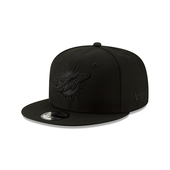 Miami Dolphins Black On Black NFL 9Fifty Snapback